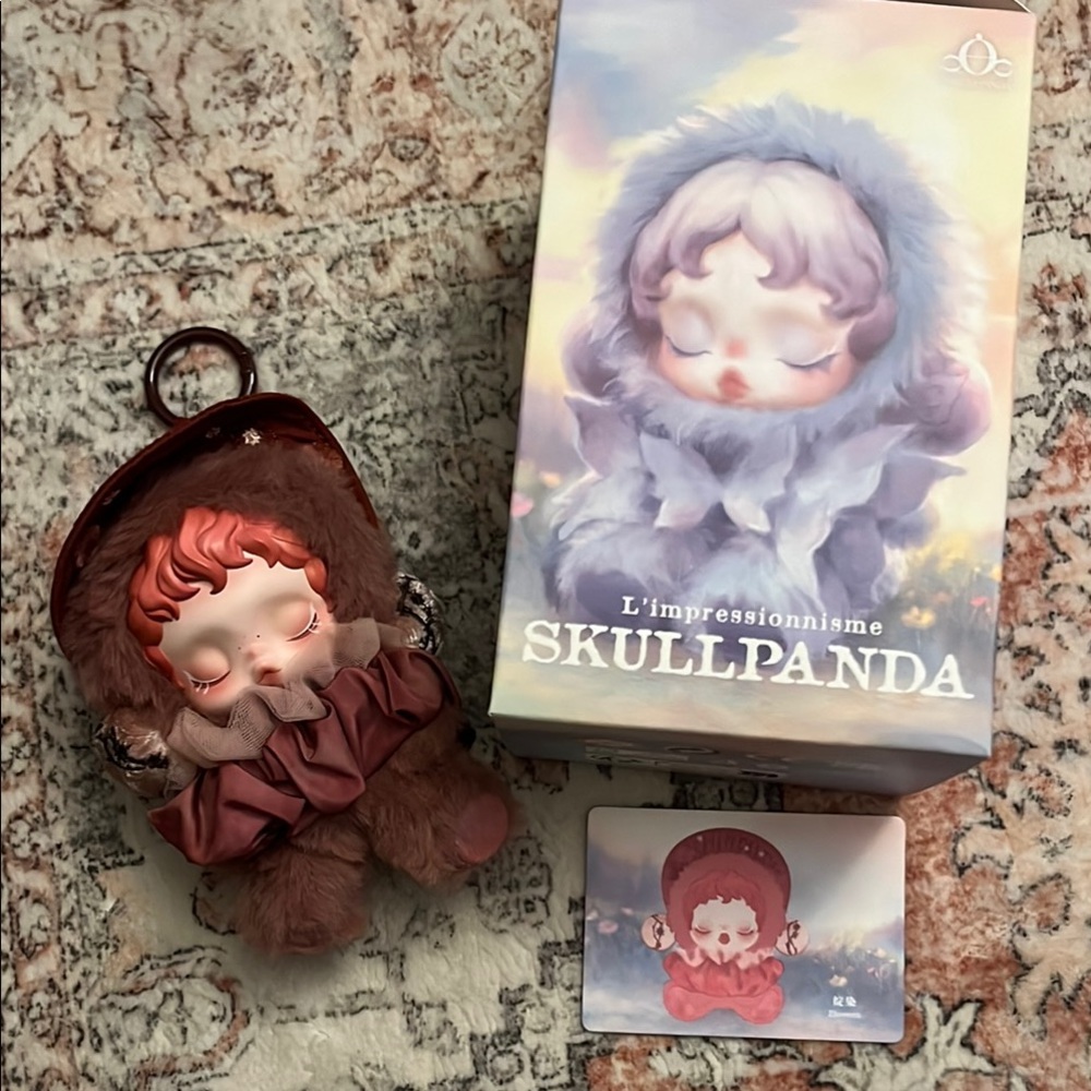 SKULLPANDA L’Impressionisme Blossom Bag Clip Pendant
